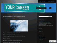 Tablet Screenshot of careerview.wordpress.com