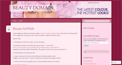 Desktop Screenshot of beautydomainblog.wordpress.com