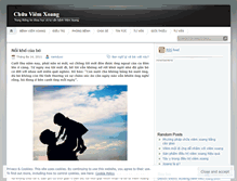 Tablet Screenshot of chuaviemxoang.wordpress.com