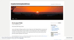 Desktop Screenshot of inastorminmybestdress.wordpress.com