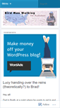 Mobile Screenshot of birdmanwalking.wordpress.com