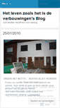 Mobile Screenshot of hetlevenzoalshetisdeverbouwingen.wordpress.com