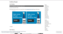 Desktop Screenshot of goldenstaph.wordpress.com