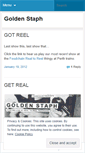 Mobile Screenshot of goldenstaph.wordpress.com
