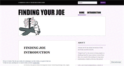 Desktop Screenshot of findingyourjoe.wordpress.com