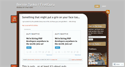 Desktop Screenshot of bernietusko.wordpress.com