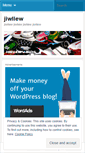Mobile Screenshot of jiwliew.wordpress.com