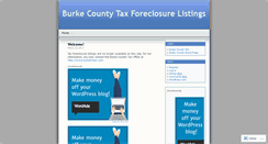 Desktop Screenshot of burketax.wordpress.com
