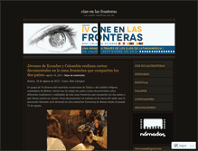 Tablet Screenshot of cinefronteras.wordpress.com