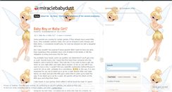 Desktop Screenshot of miraclebabydust.wordpress.com
