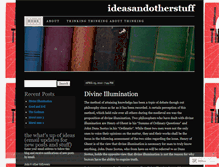 Tablet Screenshot of ideasandotherstuff.wordpress.com