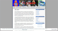Desktop Screenshot of espanyol.wordpress.com