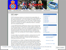 Tablet Screenshot of espanyol.wordpress.com
