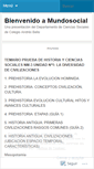 Mobile Screenshot of mundosocialandresbello.wordpress.com
