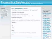 Tablet Screenshot of mundosocialandresbello.wordpress.com