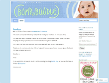 Tablet Screenshot of bumptobundle.wordpress.com