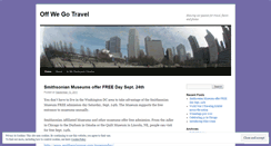 Desktop Screenshot of offwegotravel.wordpress.com