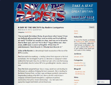 Tablet Screenshot of adayattheracists.wordpress.com