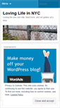 Mobile Screenshot of lovinglifeinnyc.wordpress.com