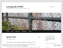 Tablet Screenshot of lovinglifeinnyc.wordpress.com