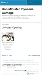 Mobile Screenshot of ministerpiyasenagamage.wordpress.com
