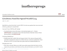 Tablet Screenshot of inatheroprogs.wordpress.com