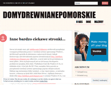 Tablet Screenshot of domydrewnianepomorskie.wordpress.com