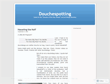 Tablet Screenshot of douchespotting.wordpress.com