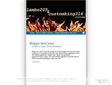 Tablet Screenshot of lambo205andcustomking316.wordpress.com