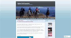 Desktop Screenshot of biglandhallequestrian.wordpress.com