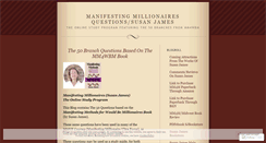 Desktop Screenshot of manifestingmillionaires.wordpress.com