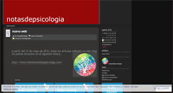 Desktop Screenshot of notasdepsicologia.wordpress.com