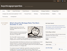 Tablet Screenshot of buychicagoproperties.wordpress.com