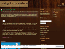 Tablet Screenshot of musingsfromawardrobe.wordpress.com
