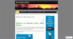 Desktop Screenshot of burroughgreendiary.wordpress.com