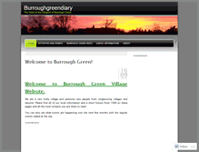 Tablet Screenshot of burroughgreendiary.wordpress.com