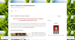 Desktop Screenshot of lemahsyahwattradisionalobat.wordpress.com