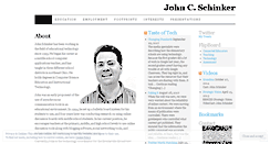 Desktop Screenshot of johnschinker.wordpress.com