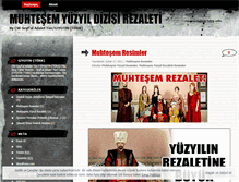 Tablet Screenshot of muhtesemyuzyilrezaleti.wordpress.com