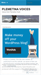 Mobile Screenshot of plemetinavoices.wordpress.com