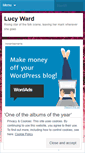 Mobile Screenshot of lucywardsings.wordpress.com