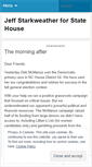 Mobile Screenshot of jeffstarkweather4statehouse.wordpress.com