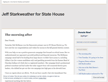 Tablet Screenshot of jeffstarkweather4statehouse.wordpress.com