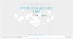 Desktop Screenshot of papertreedesigns.wordpress.com