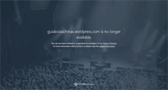 Desktop Screenshot of guiabolaschinas.wordpress.com