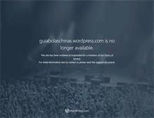Tablet Screenshot of guiabolaschinas.wordpress.com