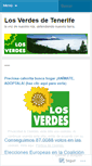 Mobile Screenshot of losverdesdetenerife.wordpress.com