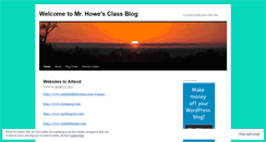 Desktop Screenshot of mrhowe.wordpress.com