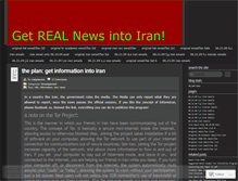 Tablet Screenshot of irancontacts.wordpress.com