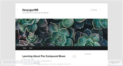 Desktop Screenshot of lieryogurt99.wordpress.com